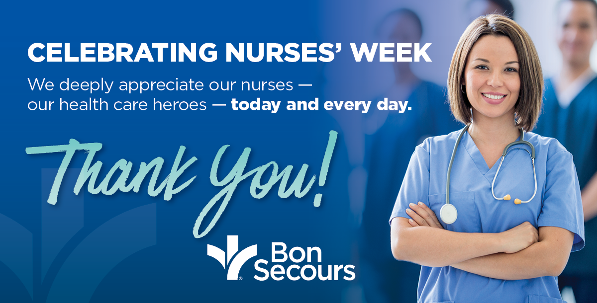 National Nurses' Week thank you graphic