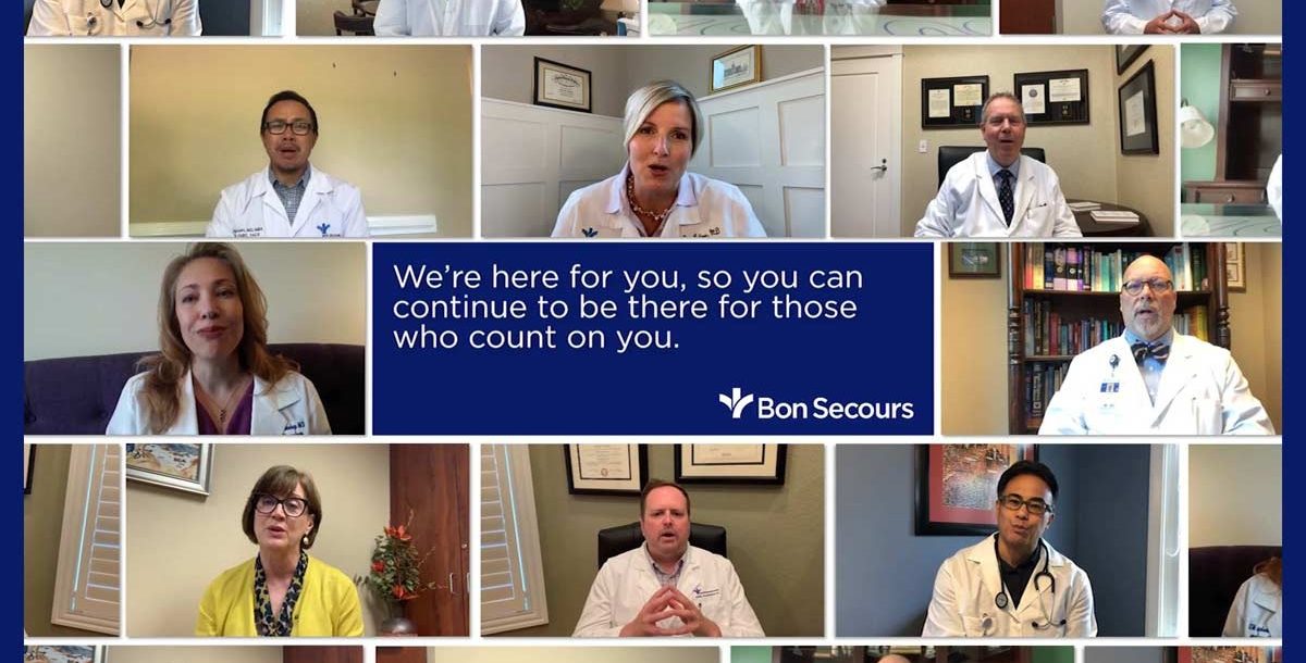 A photo compilation of some of our Bon Secours providers