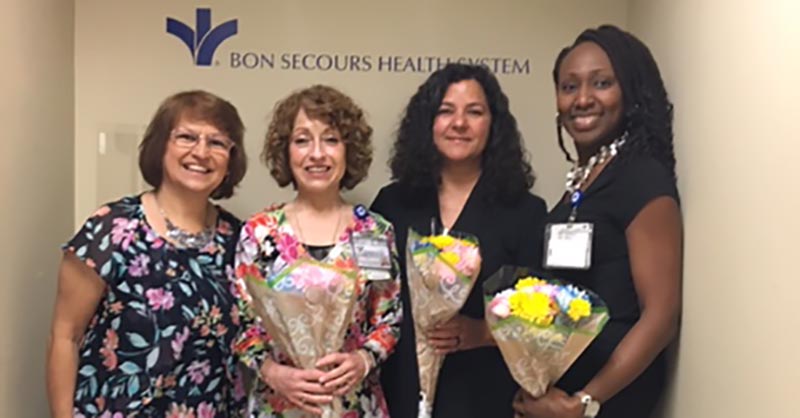 A photo of the Bon Secours language services team in Richmond, VA.