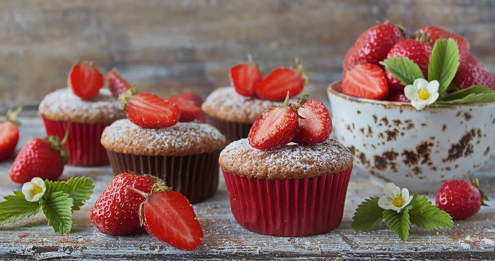 Strawberry Beet Muffins