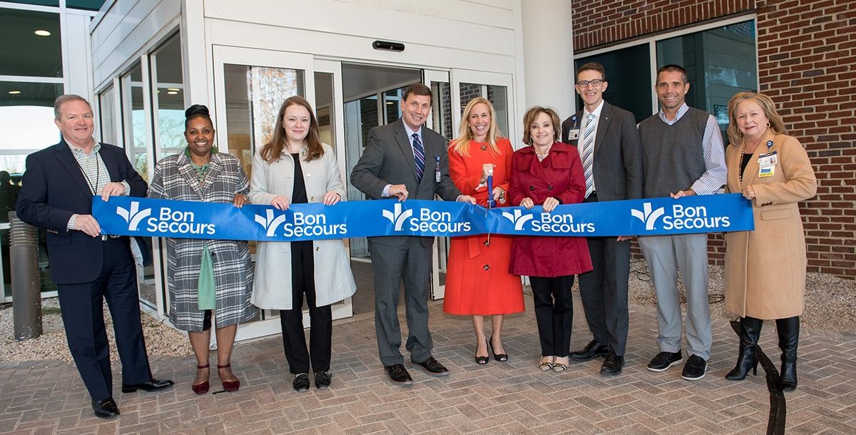 west pavilion ribbon cutting