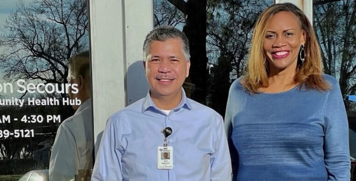 Phyllita Bolden and Arnel Rodriguez